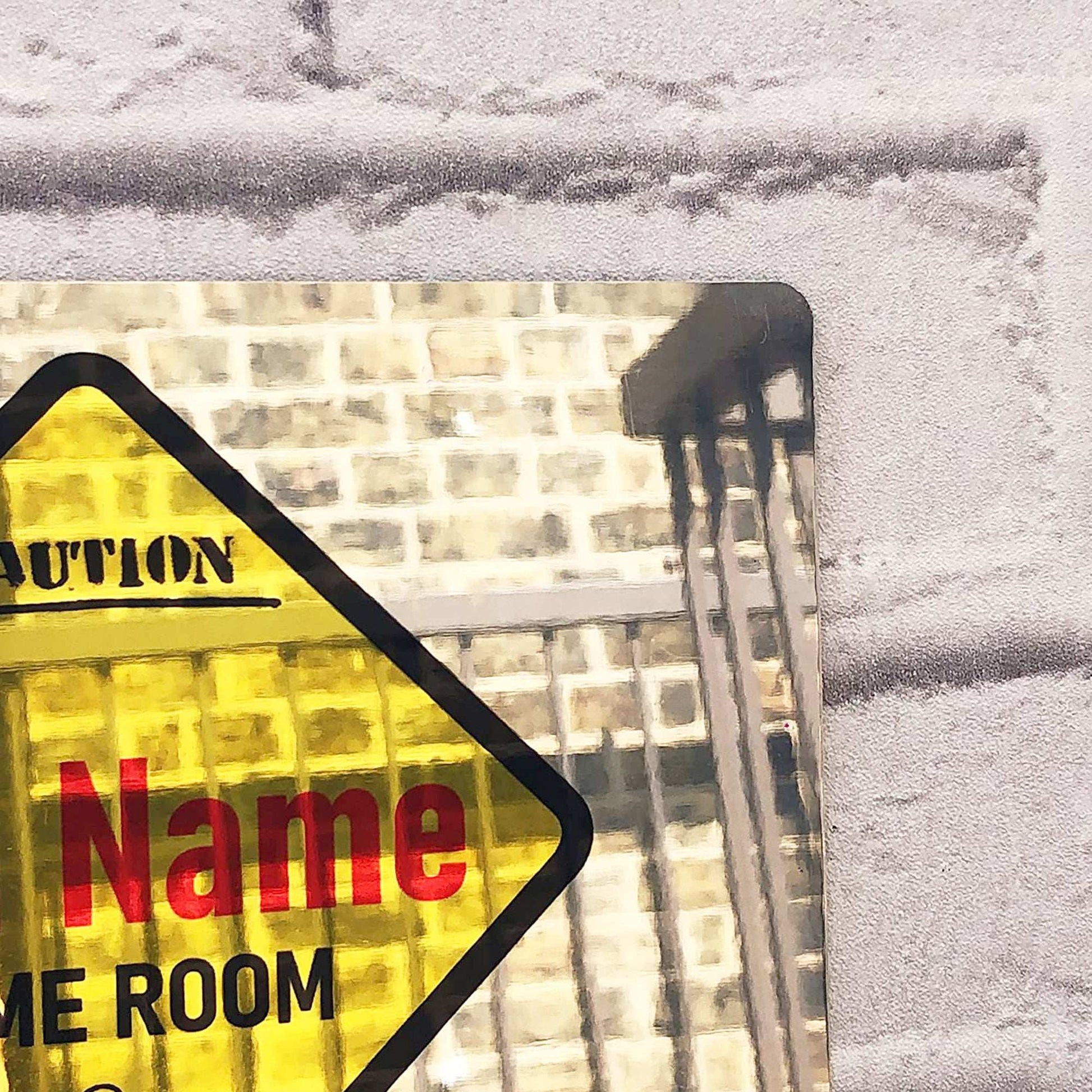 Personalised Metal Mirror Gamer Sign - Extreme Gaming - shopquality4u