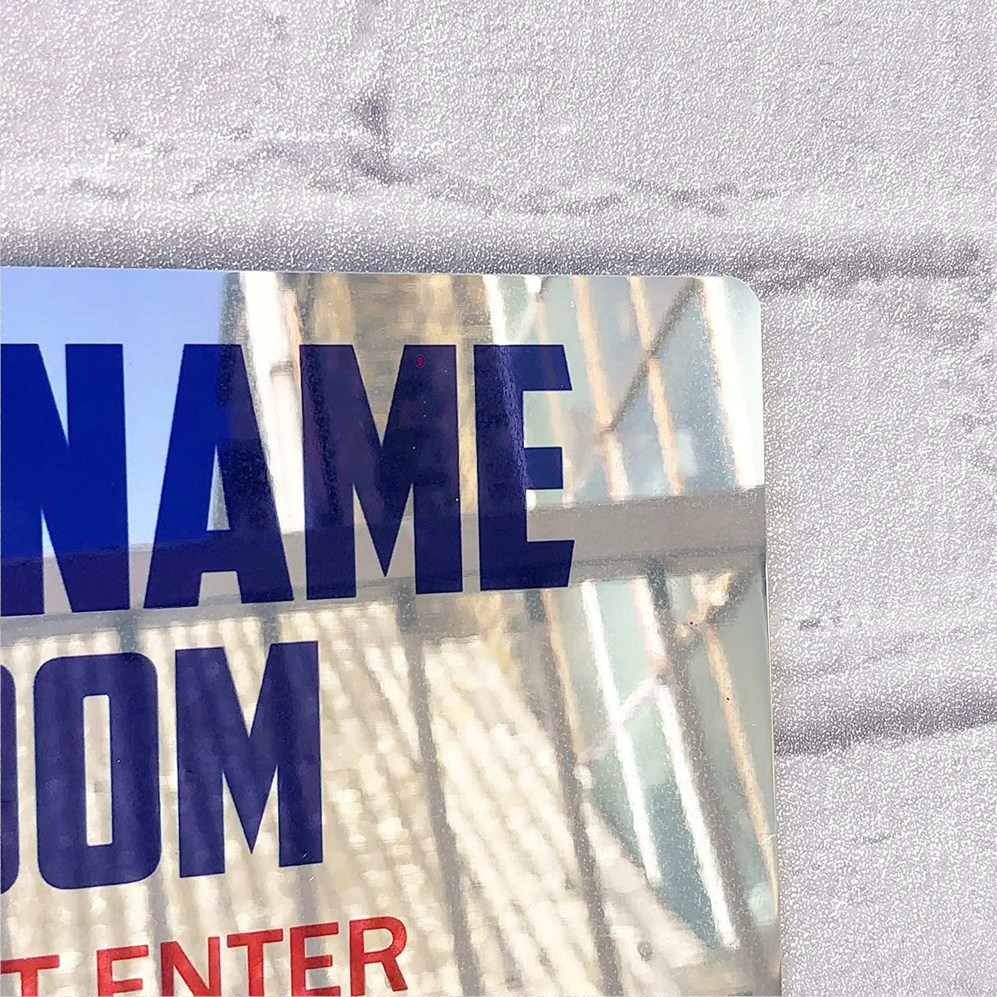 Personalised Metal Mirror Gamer Sign - Gaming In Progress - shopquality4u