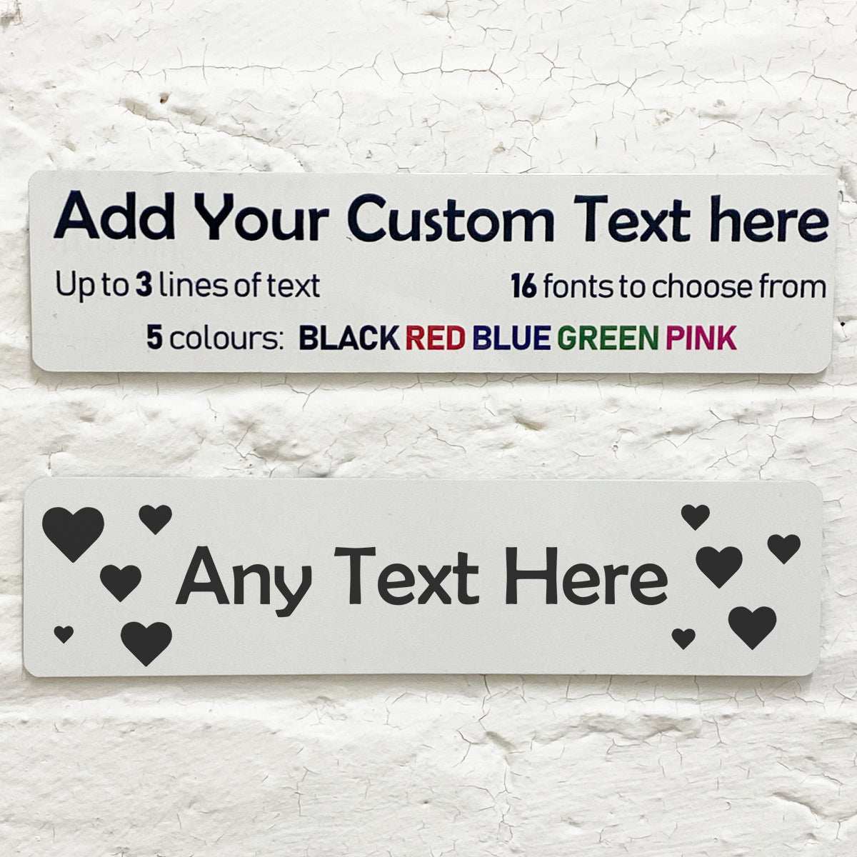 Personalised Plaque with ClipArt's - shopquality4u