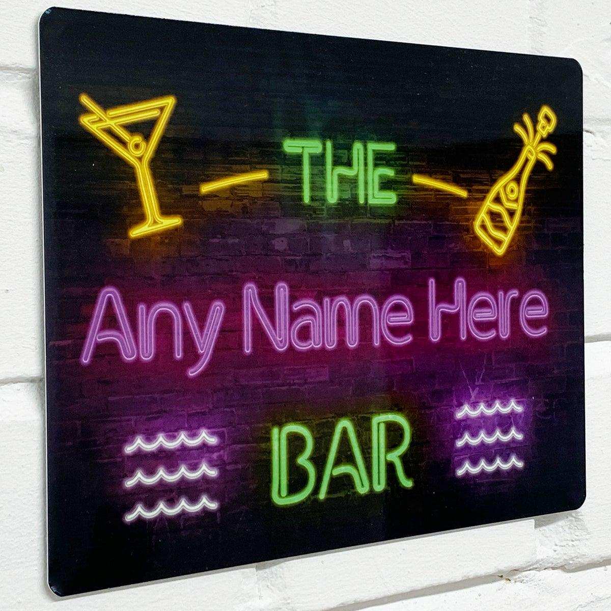 Neon Effect Waves Metal Sign - shopquality4u
