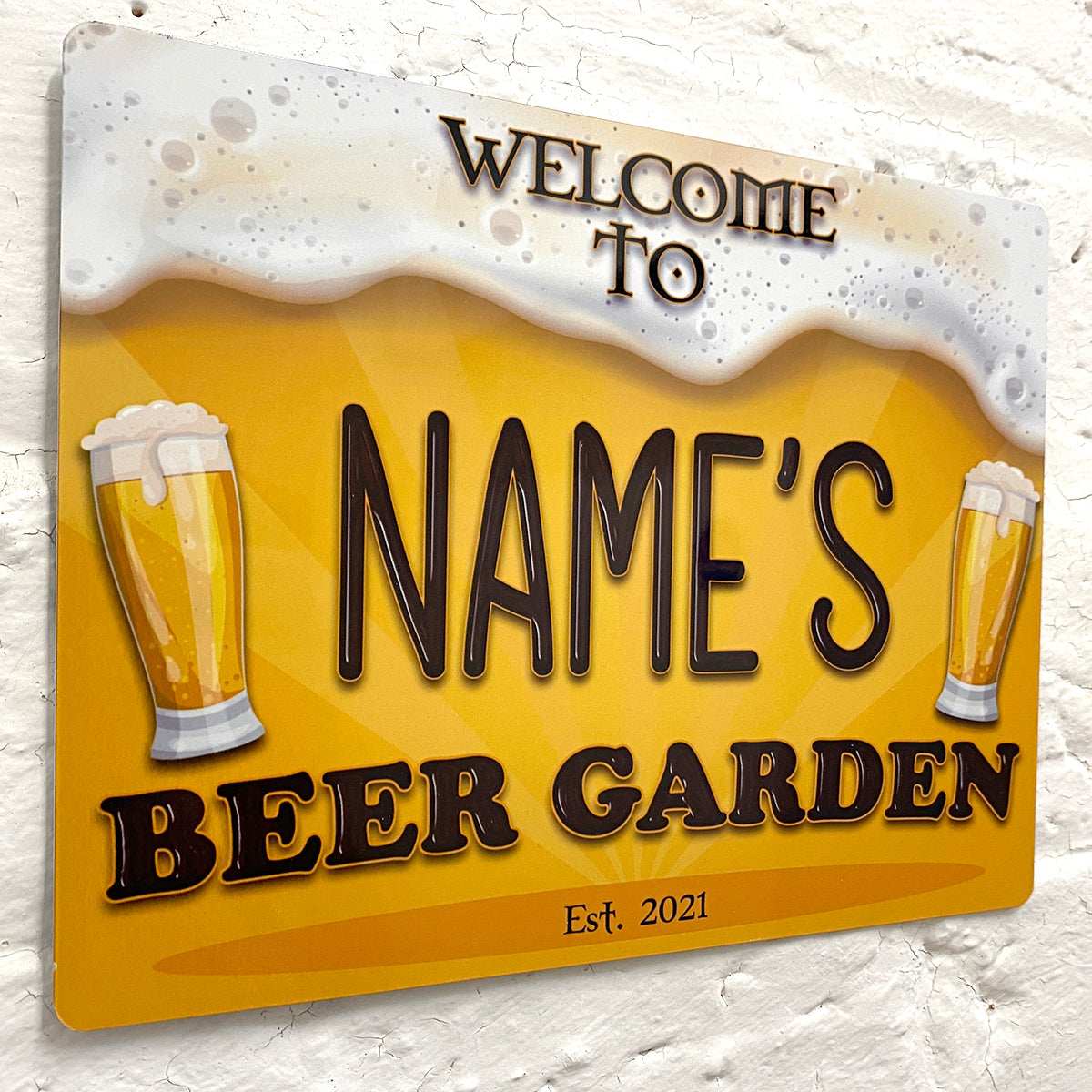 Beer Garden Metal Sign - shopquality4u