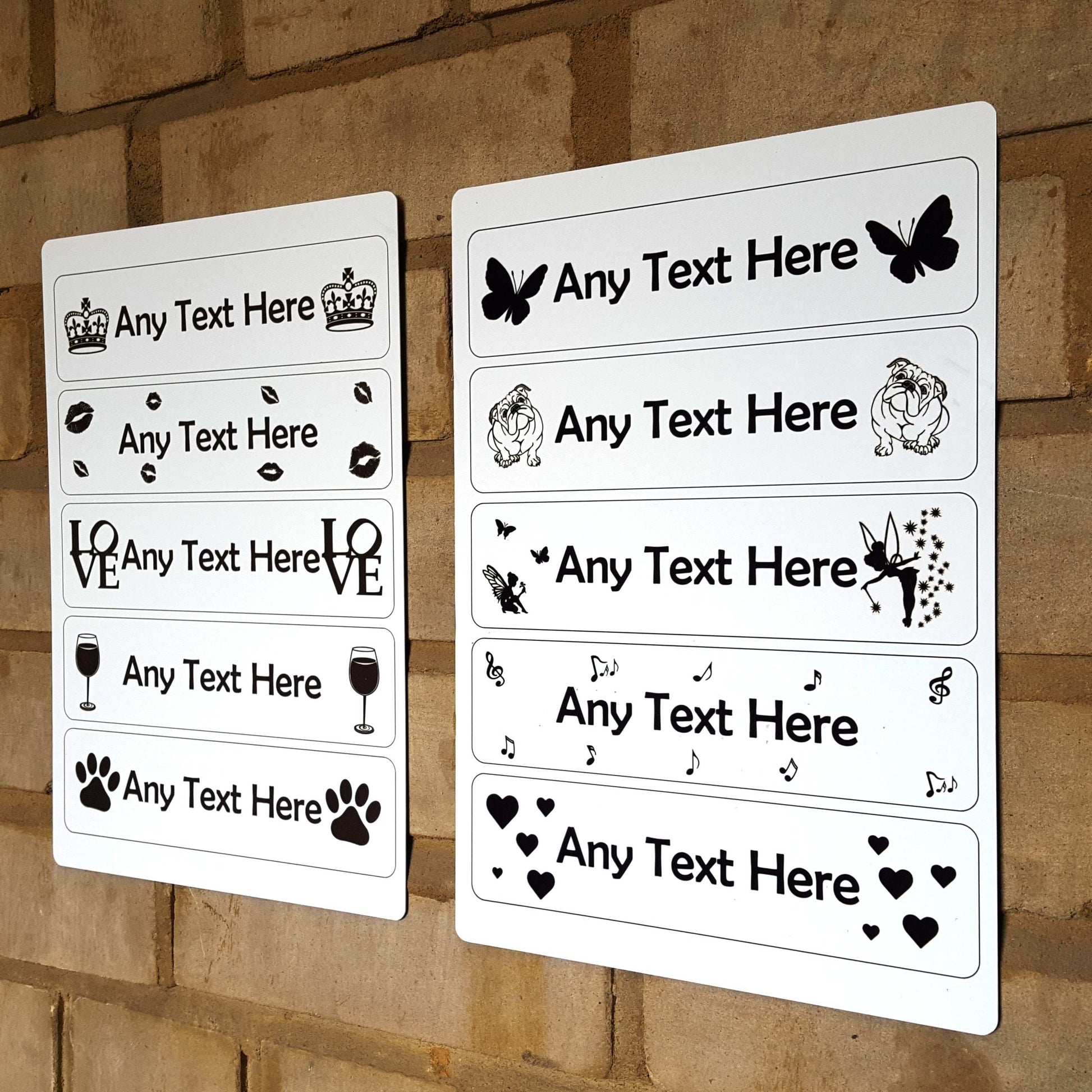 Personalised Plaque with ClipArt's - shopquality4u