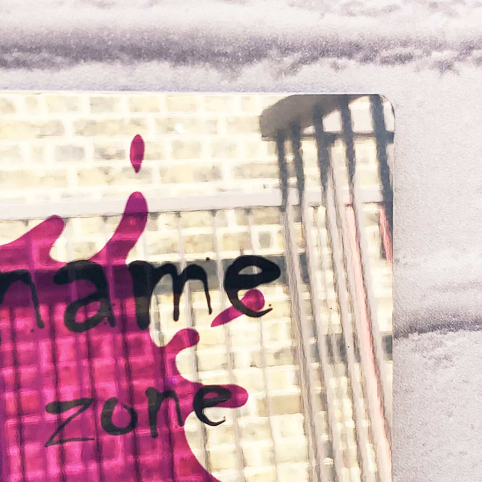 Personalised Metal Mirror Gamer Sign - Splat Gaming - shopquality4u