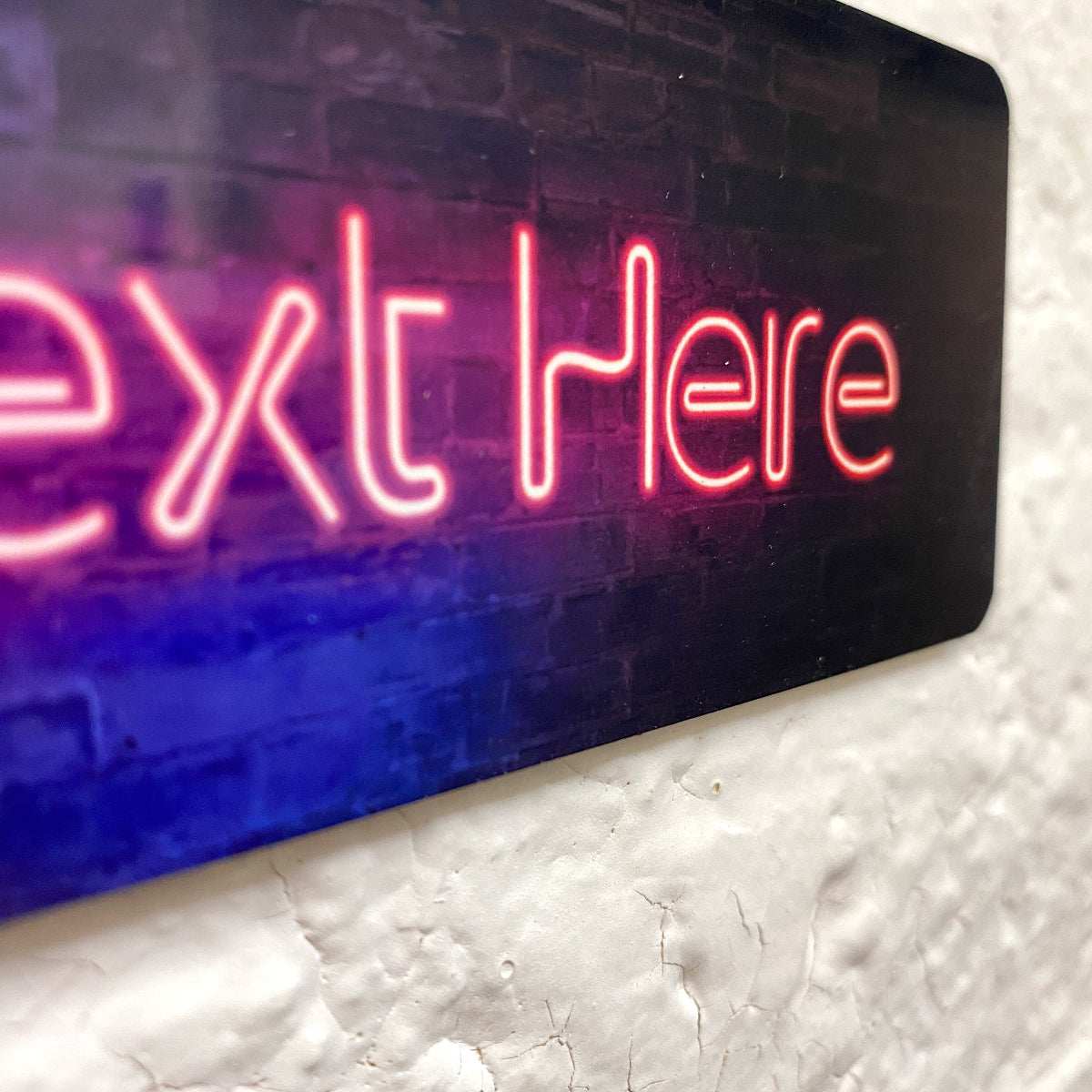 Neon Effect Wall plaque - shopquality4u