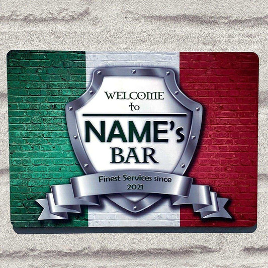 Italian Flag Metal Sign - shopquality4u