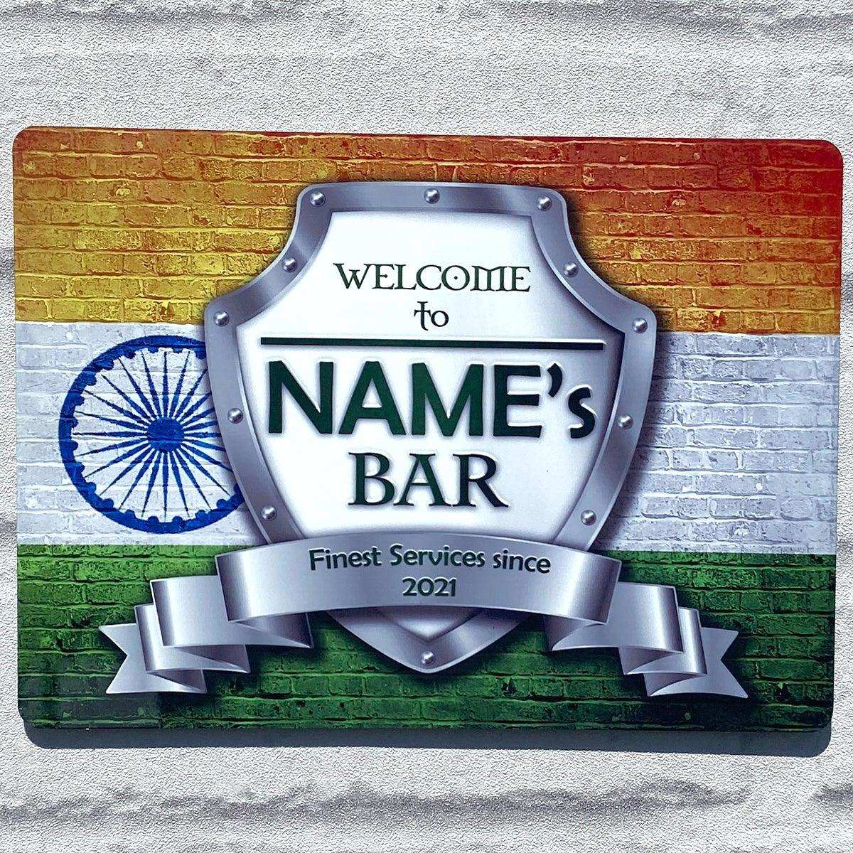 Indian Flag Metal Sign - shopquality4u