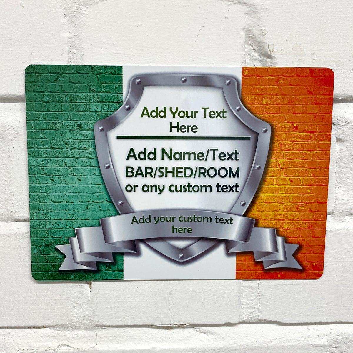 Irish Flag Metal Sign - shopquality4u
